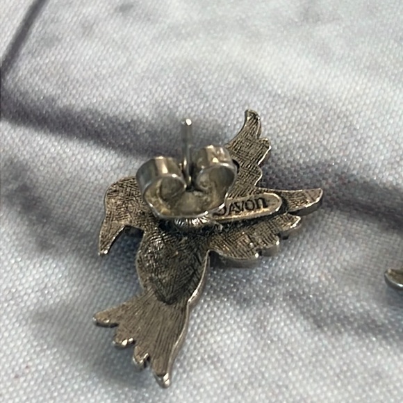 Avon marcasite hummingbird earrings - Picture 4 of 6
